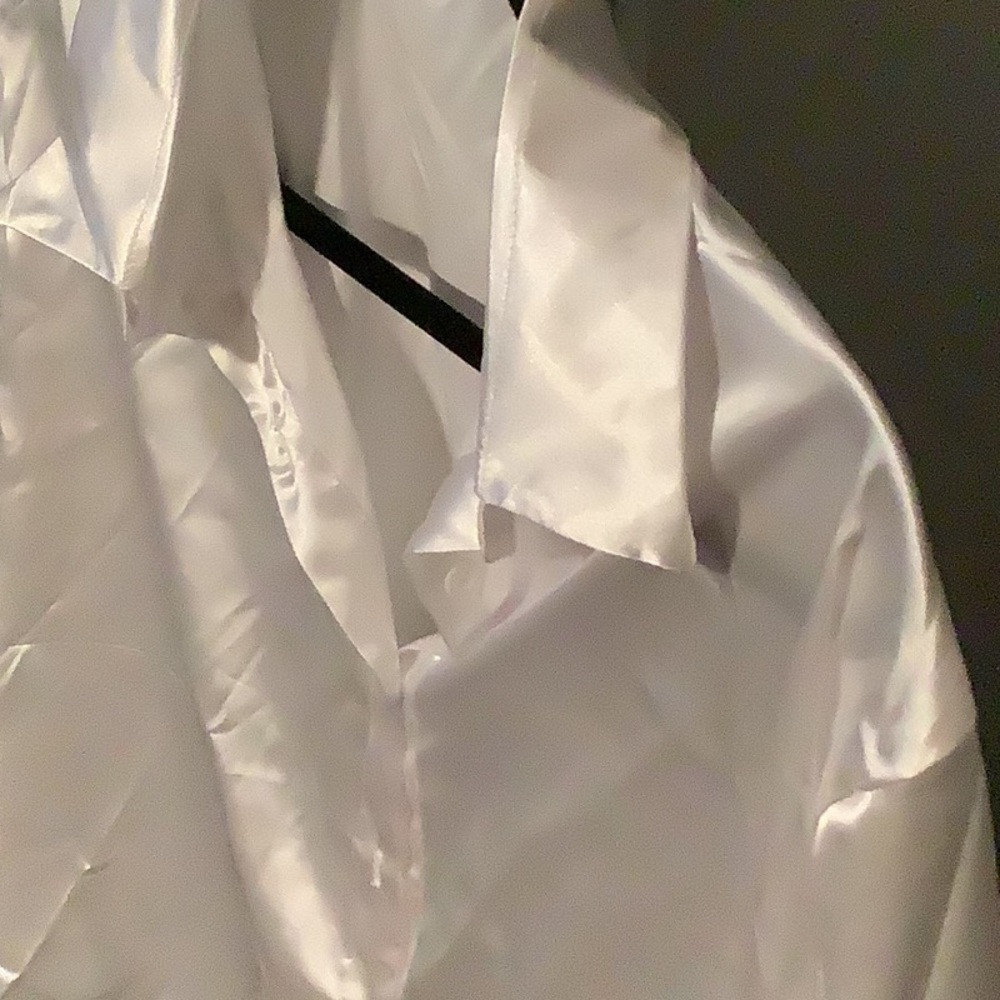 Silk button up shirt women